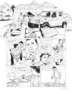 FRANK LINCOLN : Planche originale 37 de FRANK LINCOLN tome 5. Kusu-Gun